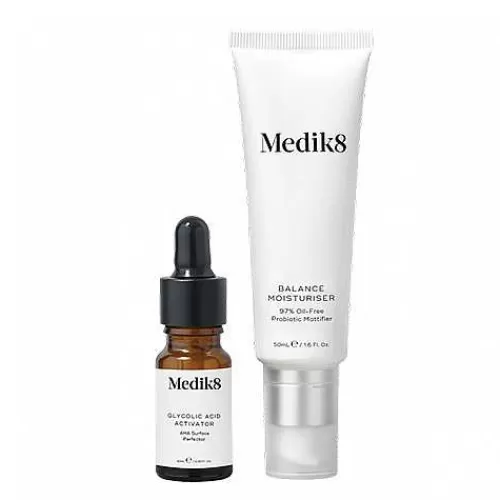 Medik8 Balance Moisturiser & Glycolic Acid Activator 50Ml< Dagcremes