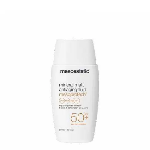 Mesoestetic Mineral Matt Antiaging Fluid Spf50+ 50Ml< Zonnecremes