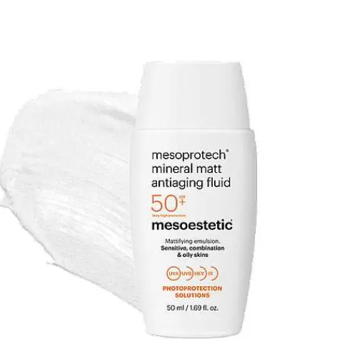 Mesoestetic Mineral Matt Antiaging Fluid Spf50+ 50Ml< Zonnecremes